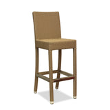 Bondi Outdoor Barstool in Taupe.  Synthetic Rattan seating for hotels, resorts, clubs, pubs & restaurants.