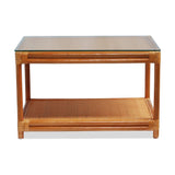 Cancun Natural Cane Coffee Table - Rectangle