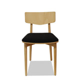 Capri - Timber Bon Bentwood Chair - Natural - Upholstered - Restaurant and Cafe Chair - Nufurn Commercial Furniture
