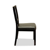 commercial restaurant clubs hotels furniture | aluminium wood look | Modico Fan Back Dining Chair
