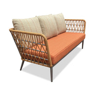 Rattan Weave Commercial Lounge - Marcoola