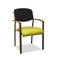 Healthcare Chairs -Platinum Comfort 2 Armchair Walnut - Aluminium