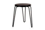 Sunshine Mansion Low Stool by Nufurn for Pubs, Clubs, Hotels, Restaurant and Cafe Seating.  Hairpin Leg Low Stool with Timber Seat