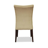 commercial restaurant clubs hotels furniture | aluminium wood look | Torino Max Curve Dining Chair