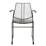 outdoor commercial chair -Net 097 Chair by Metalmobil