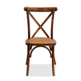 timber stacking crossback chair - athena two
