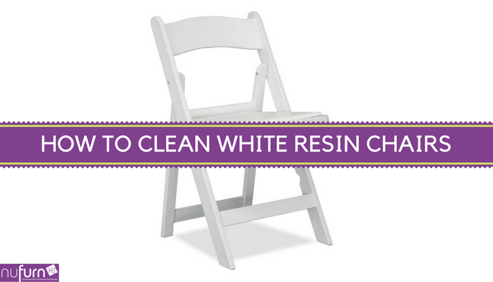 How to Clean White Resin Event Chairs