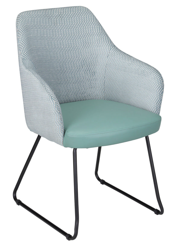 Harmony Four Chair - Sled Base | Nufurn Commercial Furniture 