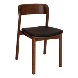 Matilda Timber Dining Chair With Upholstered Seat | Nufurn Commercial Furniture 