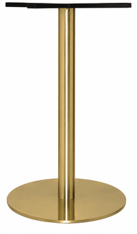 In Stock - Rome Brass Copper Drybar Disc Table Base | Nufurn Commercial Furniture 
