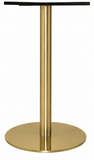 In Stock - Rome Brass Copper Drybar Disc Table Base | Nufurn Commercial Furniture 