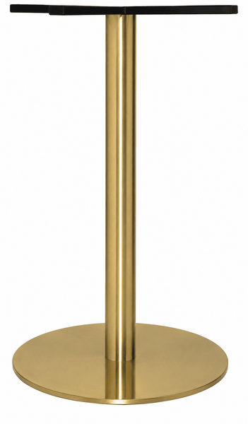In Stock - Rome Brass Copper Drybar Disc Table Base | Nufurn Commercial Furniture 