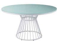 Gautier Outdoor Dining Table with Glass Top