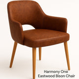 Harmony One Chair - Round Leg | Nufurn Commercial Furniture 