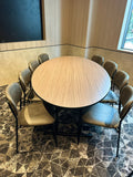 Platinum - 7ft Oval Folding Banquet Tables  | Nufurn Commercial Furniture 