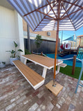 Onyx Picnic Table & Bench Set - 220cm | Nufurn Commercial Furniture 