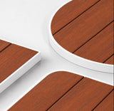 Merbau Outdoor Slatted Table Top with Aluminium Edge | Nufurn Commercial Furniture 
