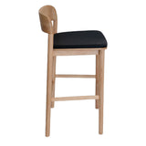 Matilda Timber Barstool with Upholstered Seat | Nufurn Commercial Furniture 