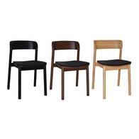 Matilda Timber Dining Chair With Upholstered Seat