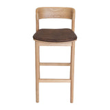 Matilda Timber Barstool with Upholstered Seat | Nufurn Commercial Furniture 