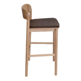Matilda Timber Barstool with Upholstered Seat | Nufurn Commercial Furniture 