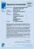 AFRDI Blue Tick Certification - Banquet Chairs