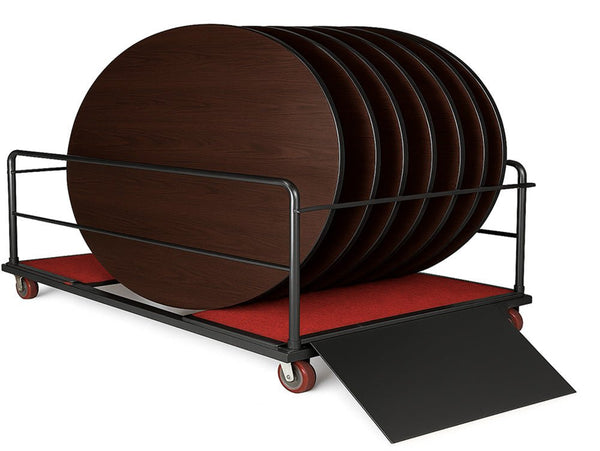 Trolley - Oval Table with Ramp | Nufurn Commercial Furniture 
