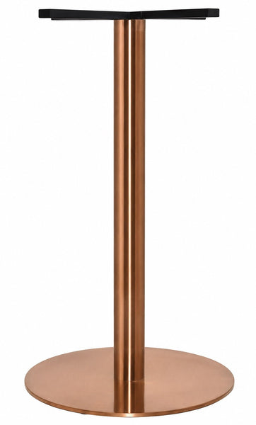 In Stock - Rome Copper Drybar Disc Table Base | Nufurn Commercial Furniture 