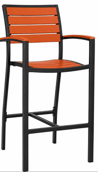 Spruce Outdoor Alu Barstool with Arms | Nufurn Commercial Furniture 