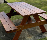 Hardwood Outdoor Picnic Table Set | Nufurn Commercial Furniture 