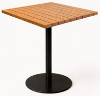 Mahogany Outdoor Slatted Table Top | Nufurn Commercial Furniture 