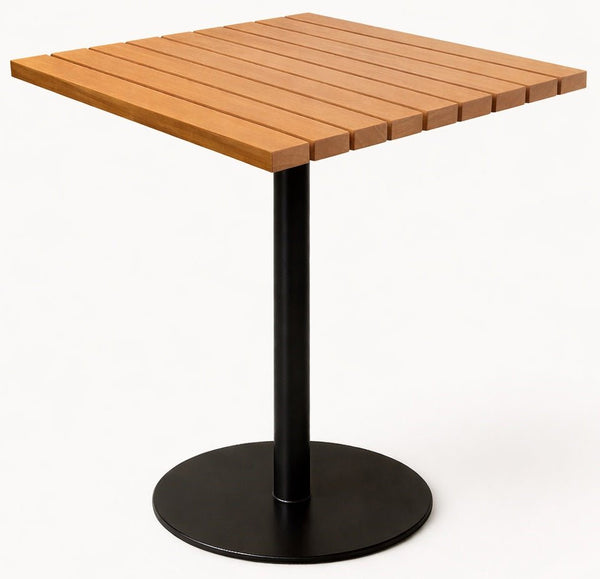Mahogany Outdoor Slatted Table Top | Nufurn Commercial Furniture 