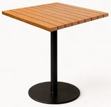 Mahogany Outdoor Slatted Table Top | Nufurn Commercial Furniture 