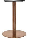 Tempo Disc Copper Restaurant Table Base | Nufurn Commercial Furniture 