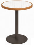 Tasmanian Oak Table Top with Tile Inlay | Nufurn Commercial Furniture 