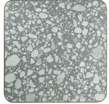 Terrazzo Table Top with Aluminium Edge - Venetian Grey | Nufurn Commercial Furniture 