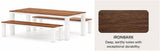 Outdoor Bench and Table Setting | Nufurn Commercial Furniture 