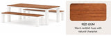 Outdoor Bench and Table Setting | Nufurn Commercial Furniture 