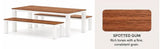 Outdoor Bench and Table Setting | Nufurn Commercial Furniture 