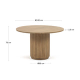 LICIA Round Table 120cm | Nufurn Commercial Furniture 