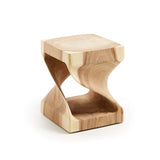 HAKON Side Table With Carved Interior