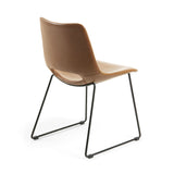 ZIGGY Chair rust PU black metal