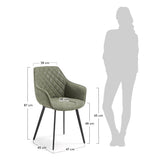 AMINY Chair Green PU