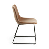 ZIGGY Chair rust PU black metal