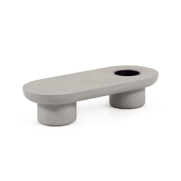 TAIMI Grey Concrete Coffee Table 140x60cm