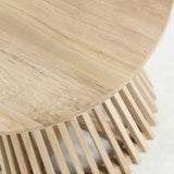 IRUNE Side table 50cm teak wood