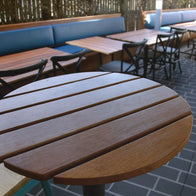 Merbau Outdoor Slatted Table Top | Nufurn Commercial Furniture 