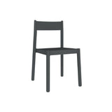 black outdoor stackable chair - danna by resol