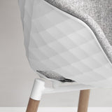 upholstered tub chair - uni ka 601m