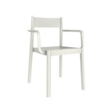 white outdoor stackable chair - danna by resol